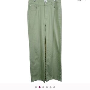 Princess Polly Green Wide leg jeans